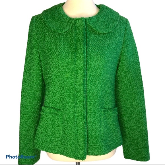 Boden Parisienne Boucle Wool Jacket - Size 8US - Picture 3 of 13